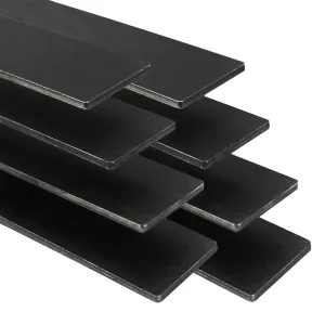1095 Steel Flat Stock Steel Bar High Carbon Knife Blanks (8pcs, 12"x1.5"x0.12") 1095 Knife Making Supplies Steel Forging Blacksmithing Bladesmithing