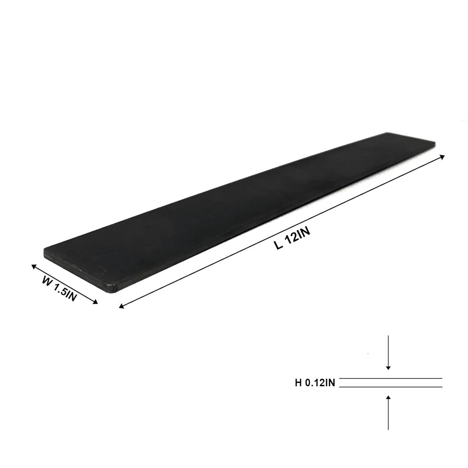1095 Steel Flat Stock Steel Bar High Carbon Knife Blanks (8pcs, 12"x1.5"x0.12") 1095 Knife Making Supplies Steel Forging Blacksmithing Bladesmithing