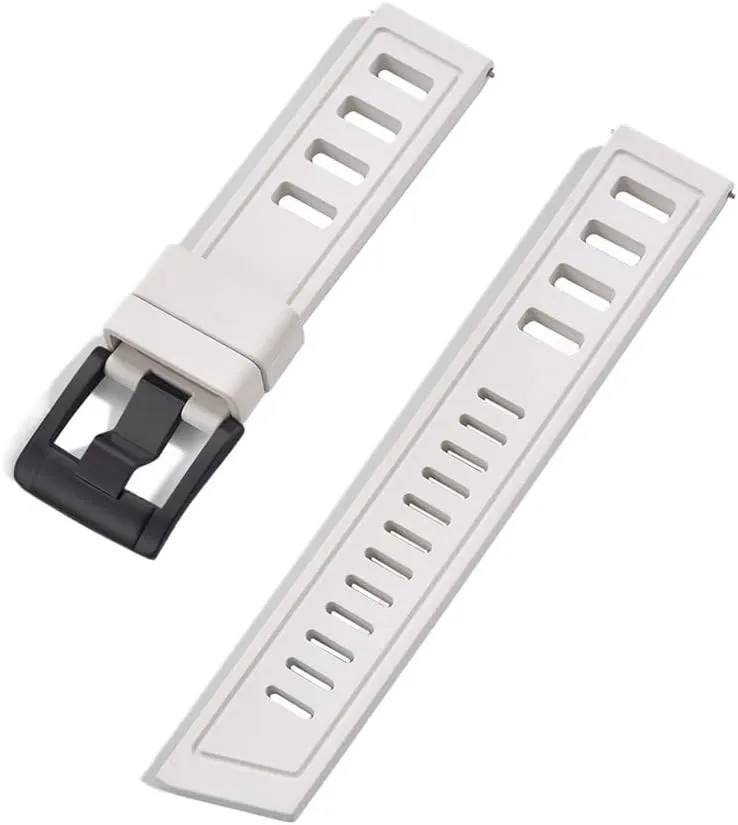 20mm 22mm Watch Strap Waterproof Quick Release Fluororubber Watchbands Fit for Each Brand Diving Watches