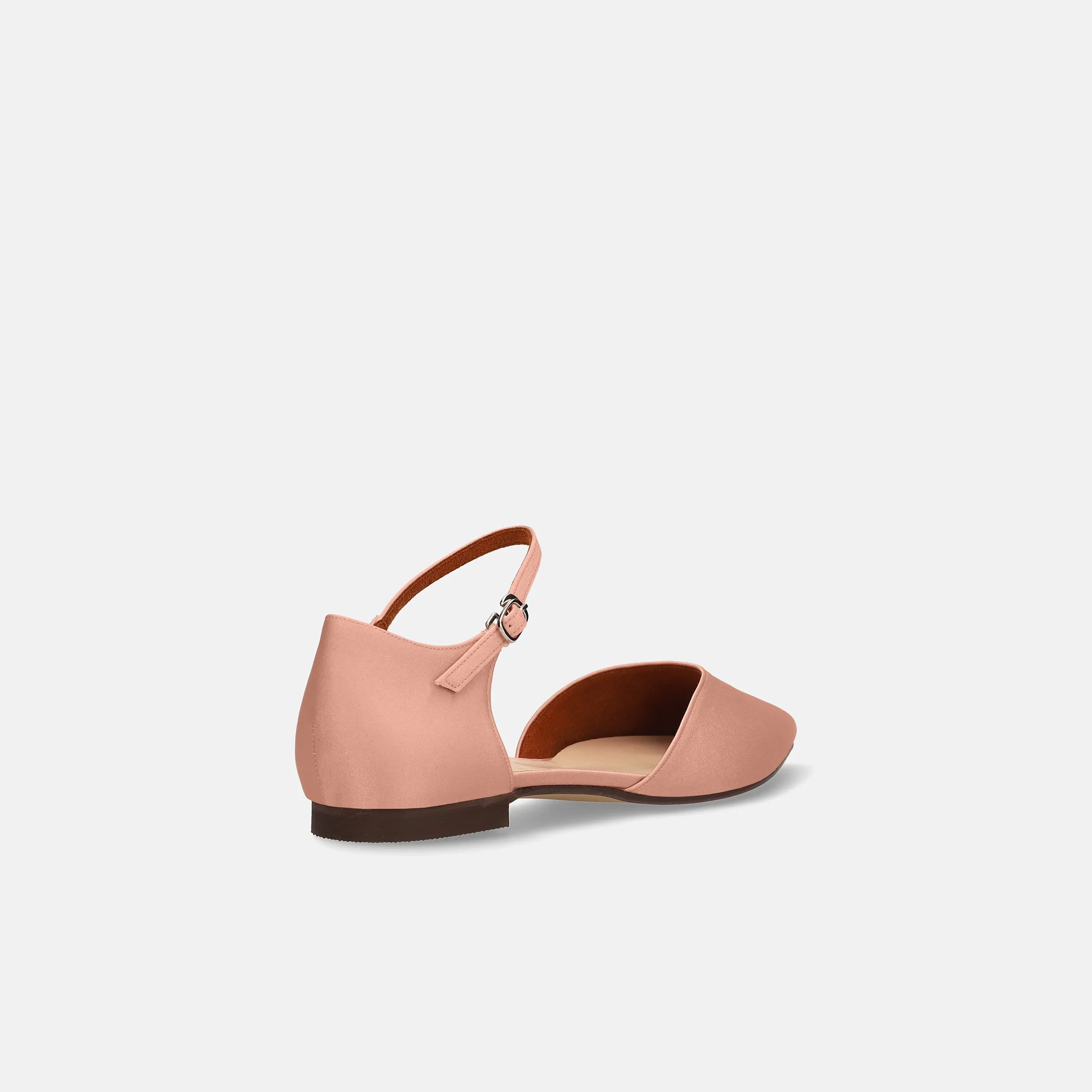 30%OFF: 2024SS: Ankle Strap D'Orsay Flat Shoes (m17030) Pink ST