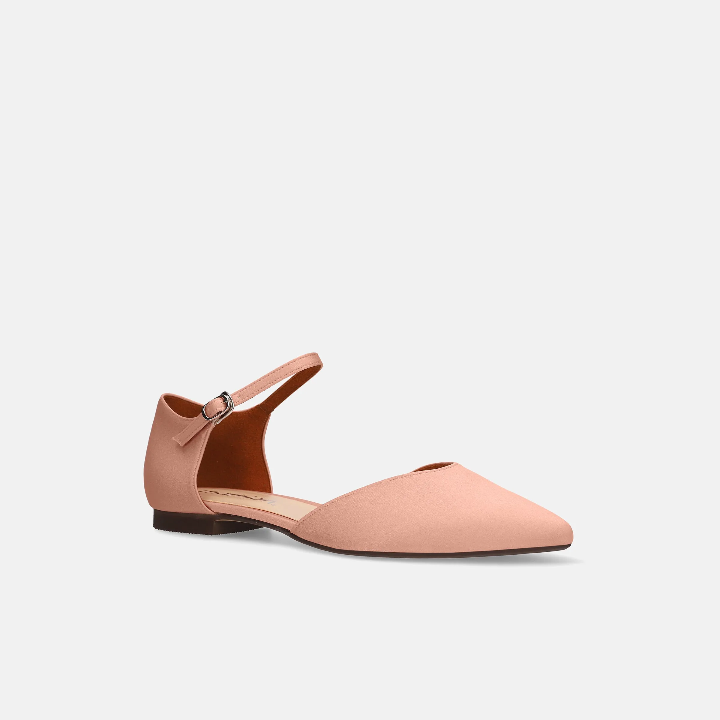 30%OFF: 2024SS: Ankle Strap D'Orsay Flat Shoes (m17030) Pink ST