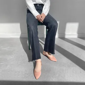30%OFF: 2024SS: Ankle Strap D'Orsay Flat Shoes (m17030) Pink ST
