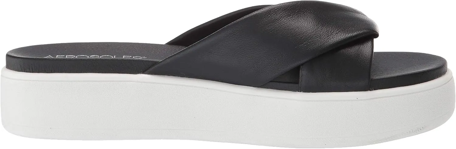 Aerosoles - Women's Ceramic Sandal - Platform Slides with Memory Foam Footbed