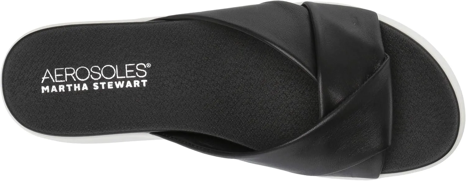 Aerosoles - Women's Ceramic Sandal - Platform Slides with Memory Foam Footbed