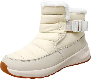 AMDBEL Snow Boots for Women Winter Warm Faux Fur Waterproof Ankle Booties Ladies Comfortable Short Ski Boots Outdoor Shoes