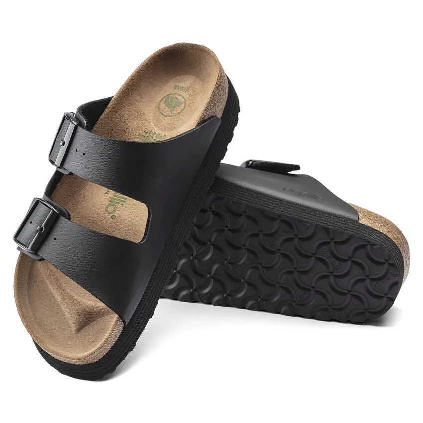 Arizona Platform Vegan Black Birko-Flor