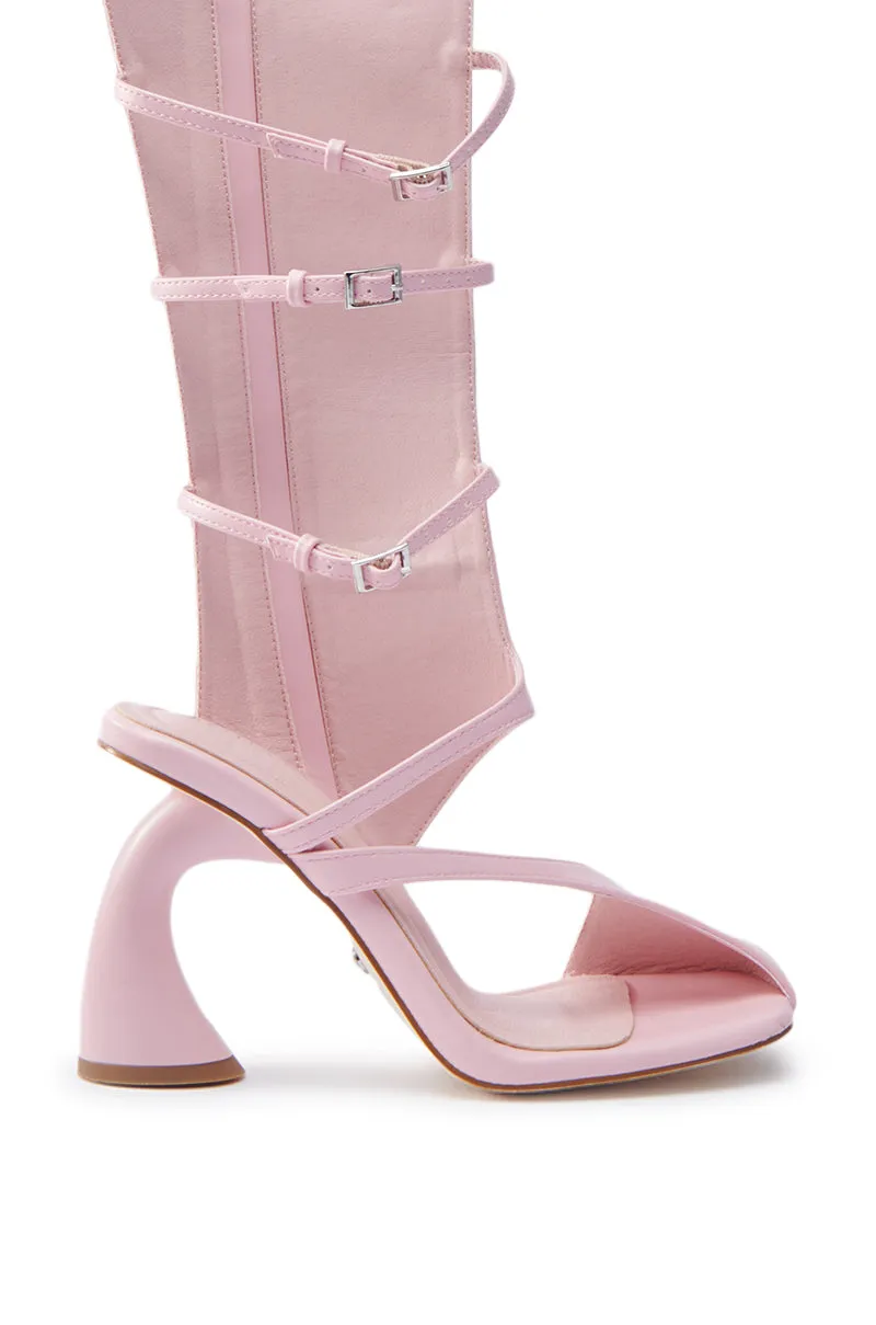 AZALEA WANG ANDRIUS PINK GLADIATOR SANDAL