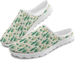Backless Mesh Mule Shoes for Women Breathable Light Non-Slip Casual Shoe, Easy On-Off for Walking, Office, Trip