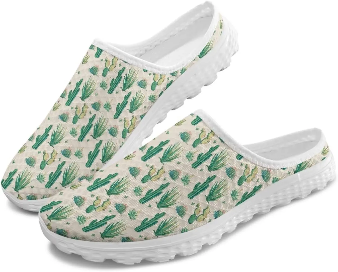 Backless Mesh Mule Shoes for Women Breathable Light Non-Slip Casual Shoe, Easy On-Off for Walking, Office, Trip