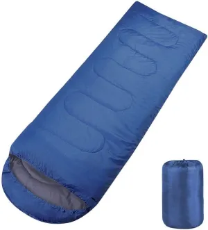 Bag Sleeping Camping Envelope Hiking Outdoor Ultralight Adult Single Carrying Bag Travel Backpacking Summer Holiday Vacation USA (Navy Blue)