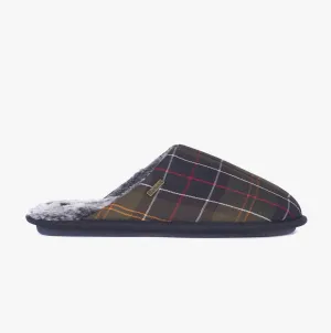 Barbour YOUNG Mens Slippers Recycled Classic Tartan