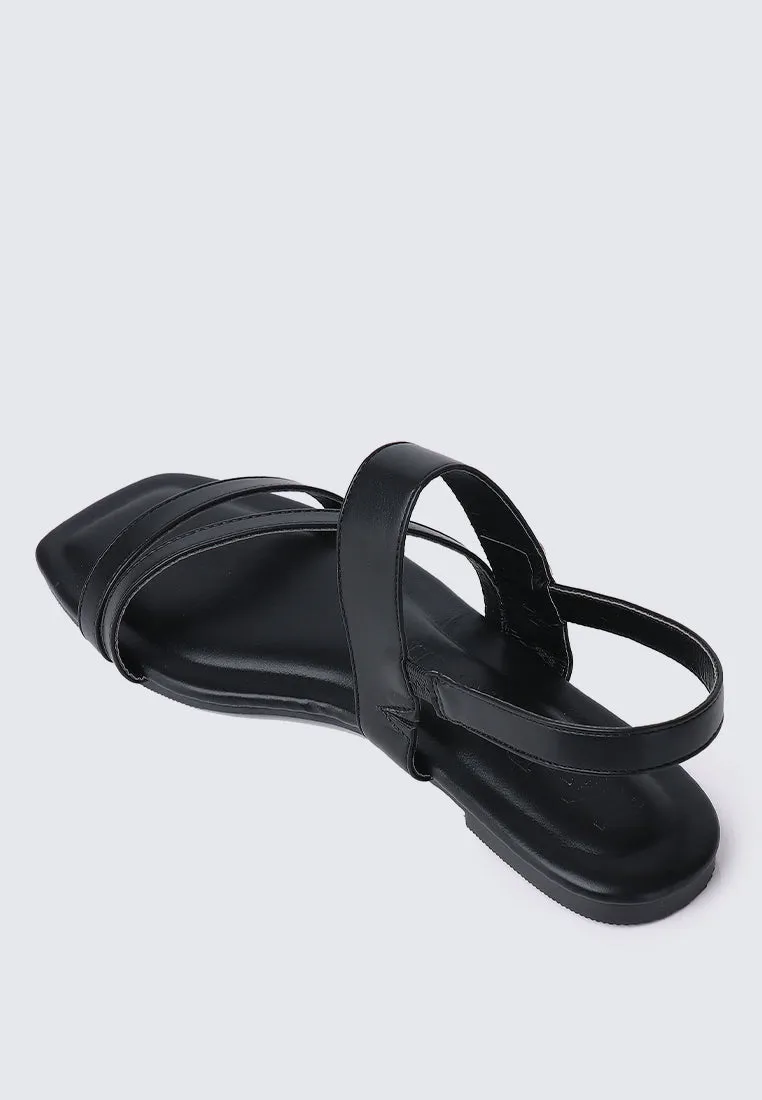 Bellissa Comfy Sandals In Black