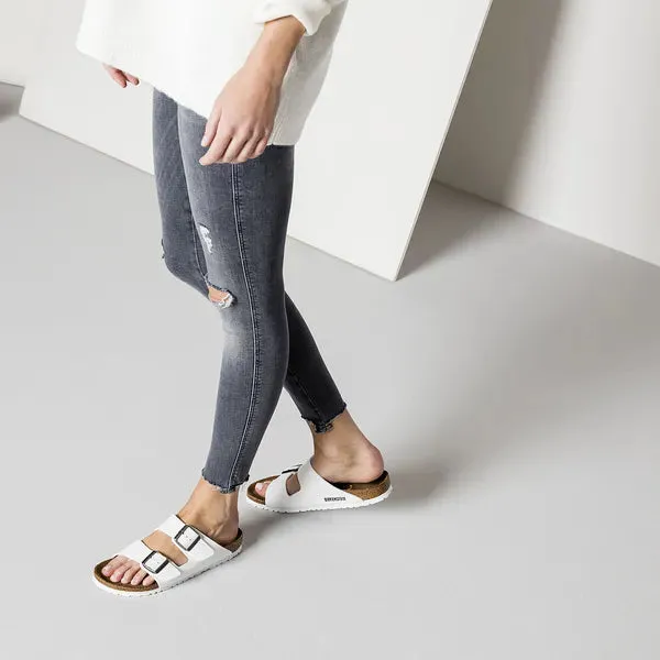 BIRKENSTOCK - ARIZONA-DOUBLE STRAP MULE - WHITE