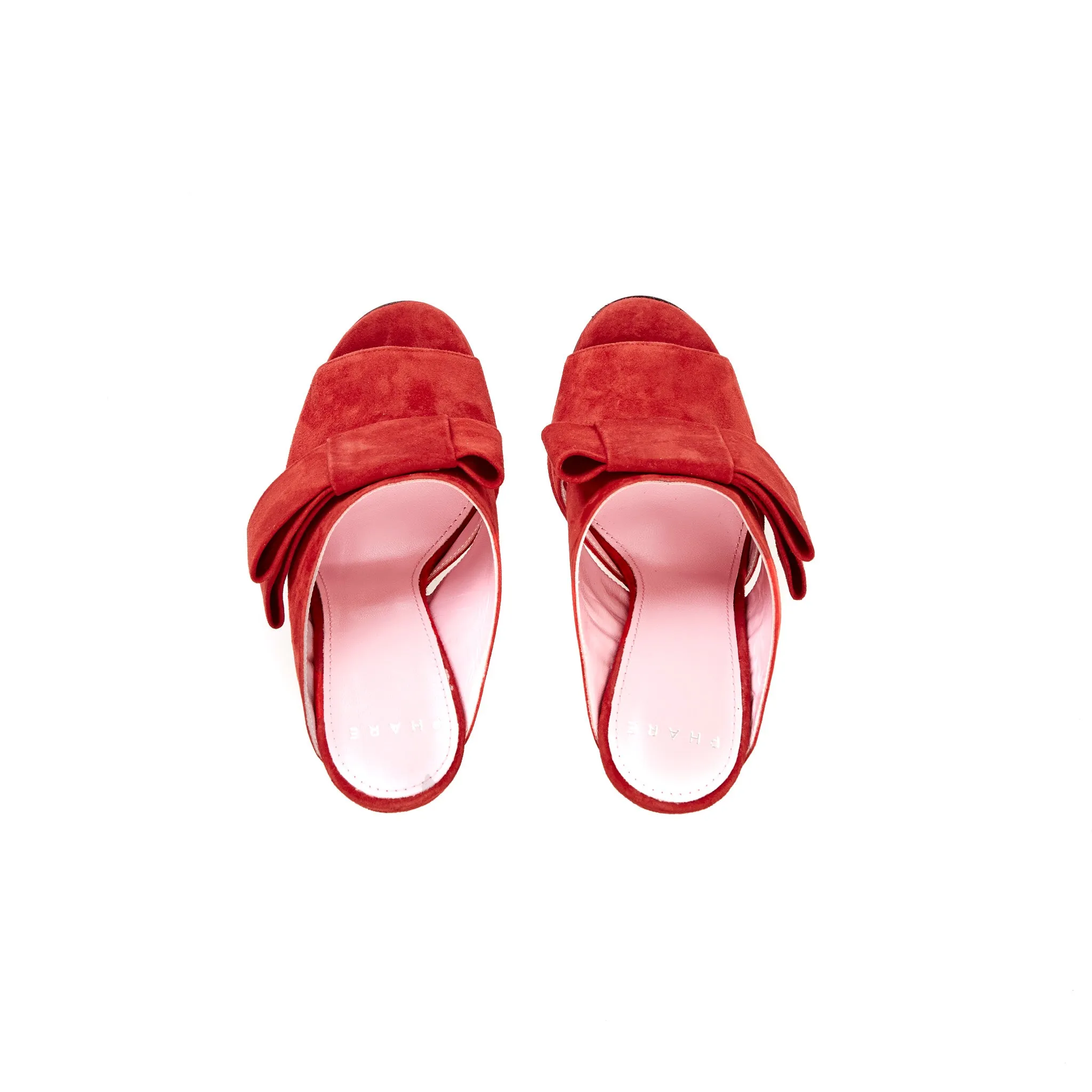 Bow Block Heel Mule
