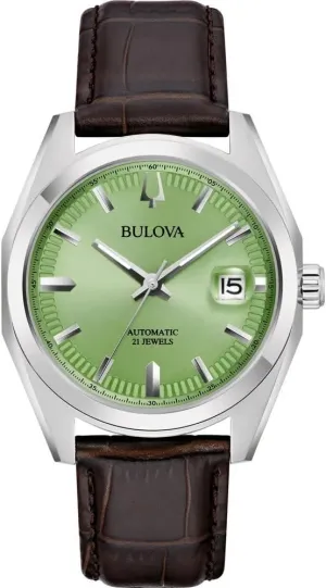 Bulova Automatic Watch 96B427, Brown, Strap
