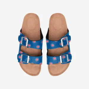 Chicago Cubs Womens Team Logo Double Buckle Sandal