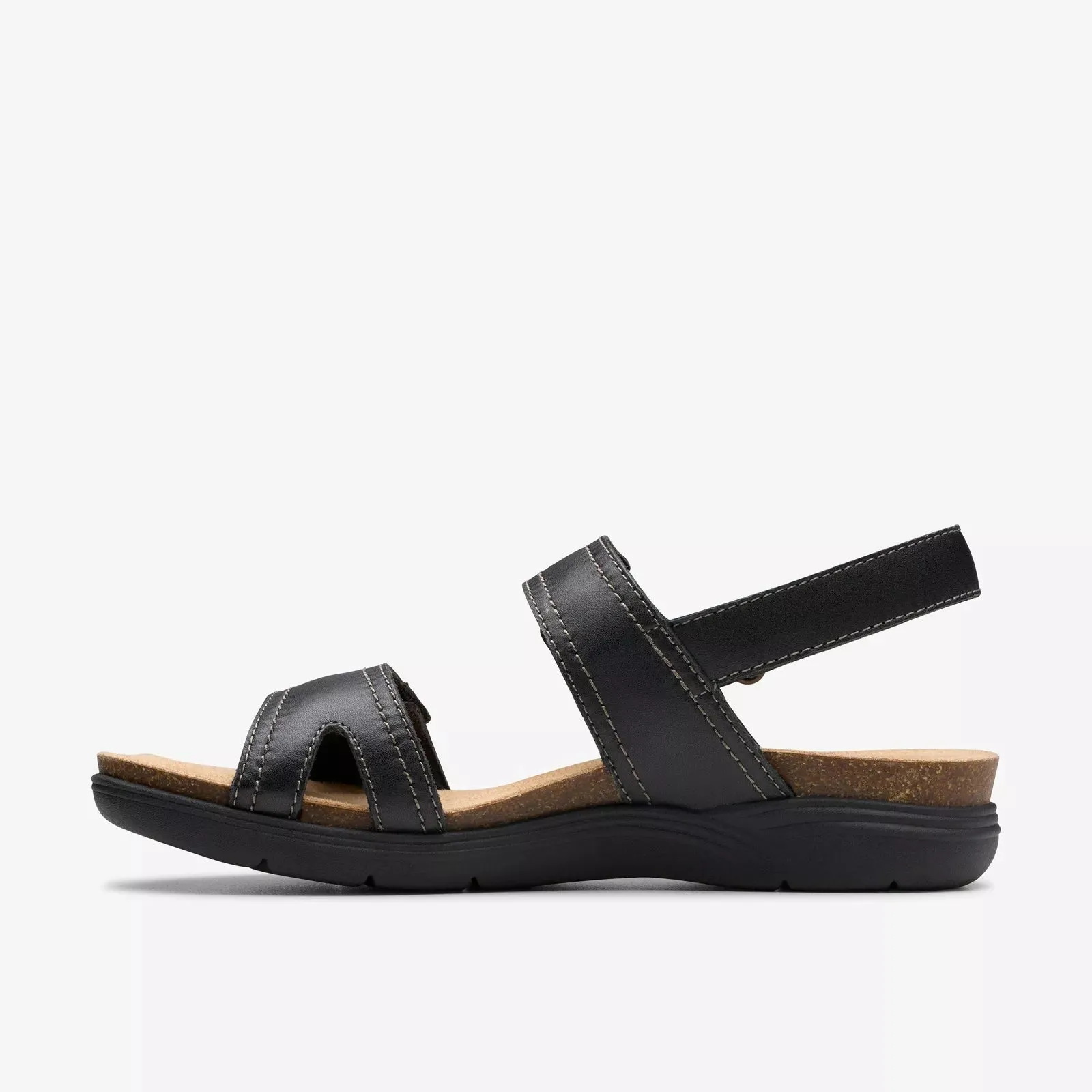 Clarks Women'sApril Clover Black Combi Leather 26181546