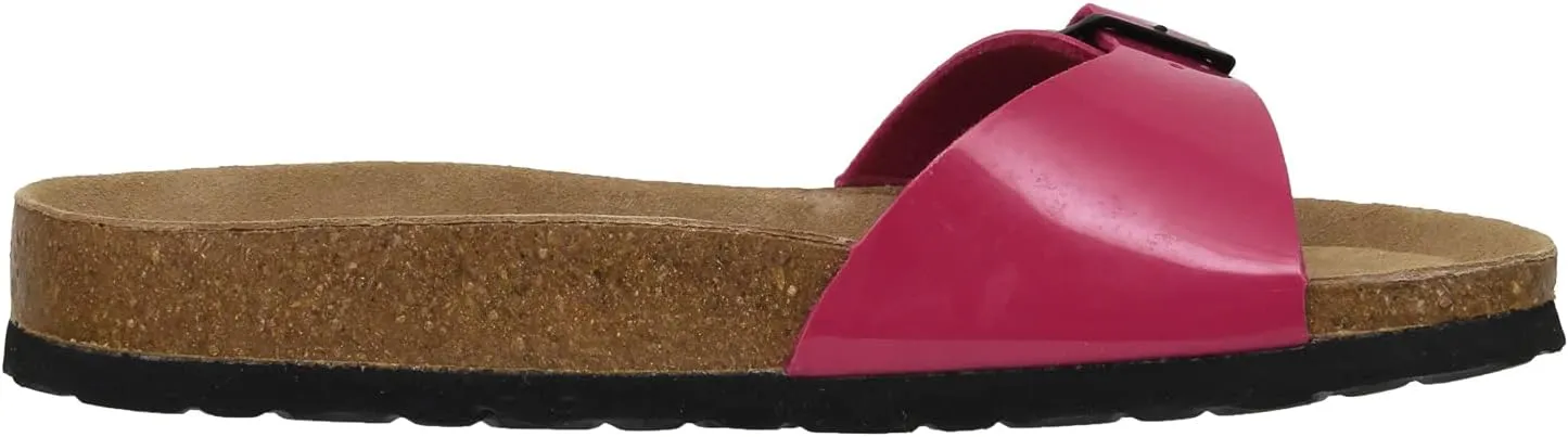 CUSHIONAIRE Women's Luca Cork footbed Sandal with  Comfort