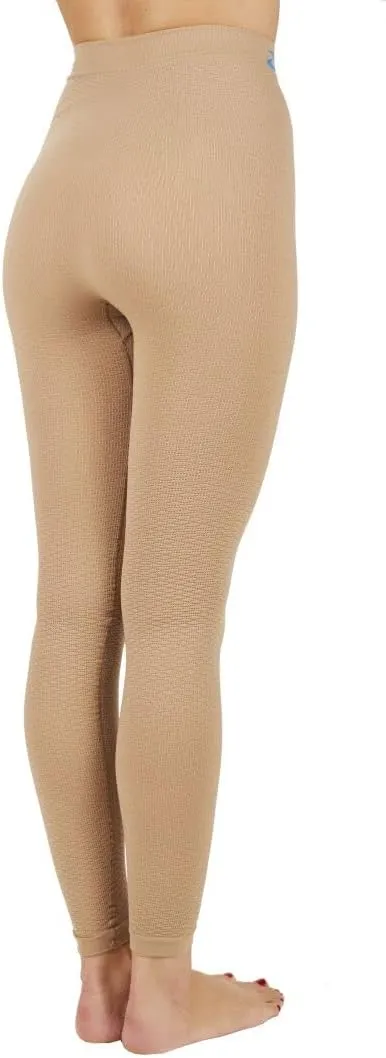 CzSalus Summer time Lipedema, Lymphedema Support Slimming Lighter Weight Medium Compression Flat Knit Leggings