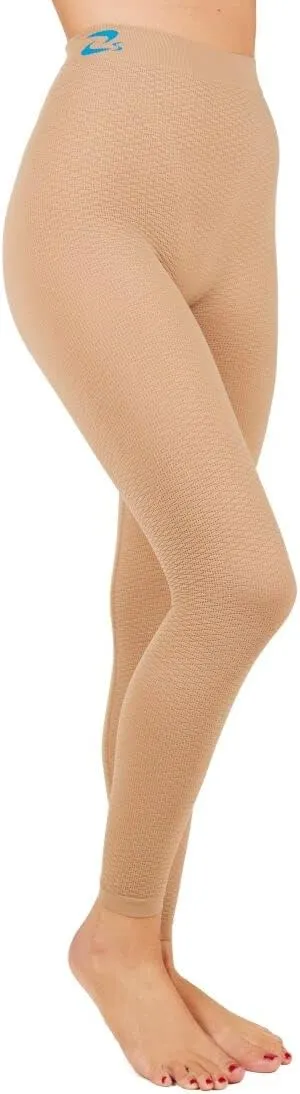 CzSalus Summer time Lipedema, Lymphedema Support Slimming Lighter Weight Medium Compression Flat Knit Leggings