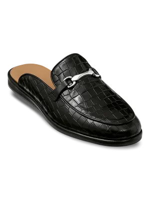 Darren Backless Loafer - Black