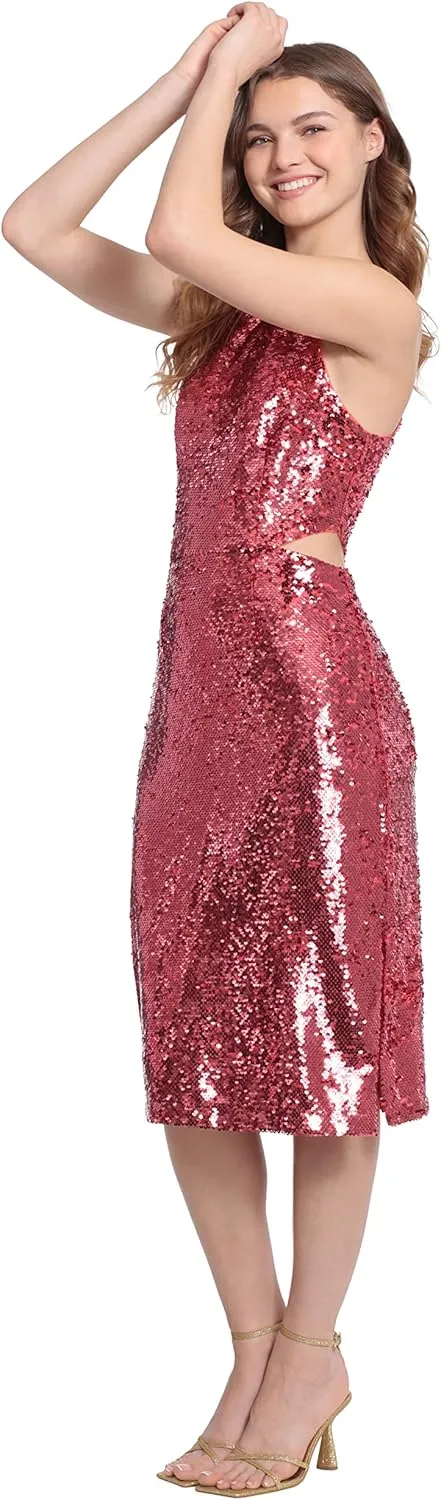 Donna Morgan Women's Sequin Midi Dress