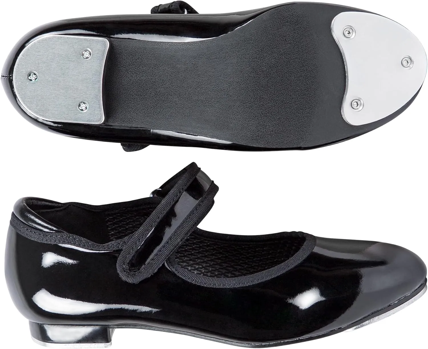 Dynadans Unisex-Child Adjustable Strap Tap Shoe Mary Jane Flat