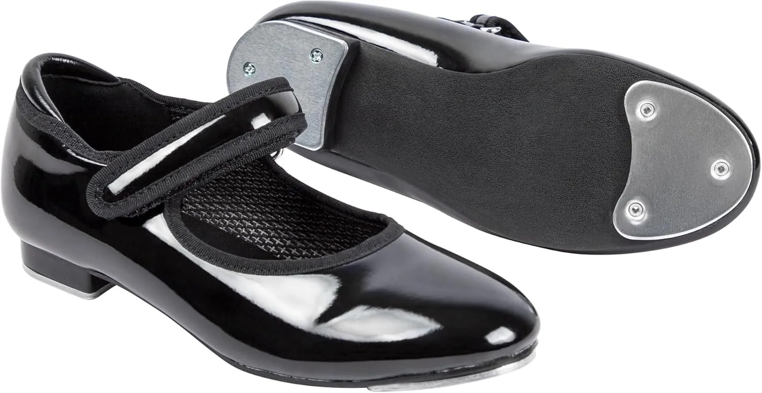 Dynadans Unisex-Child Adjustable Strap Tap Shoe Mary Jane Flat