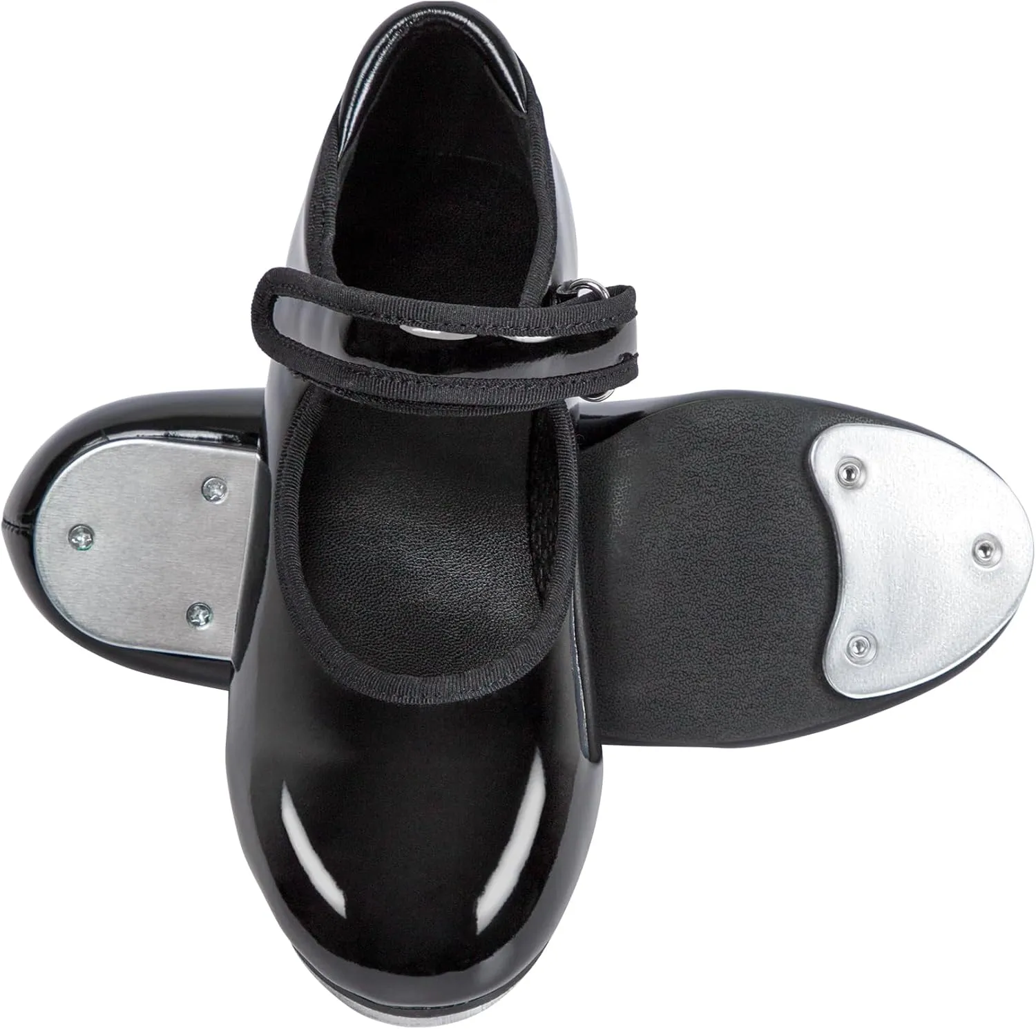 Dynadans Unisex-Child Adjustable Strap Tap Shoe Mary Jane Flat