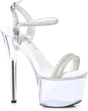 Ellie Shoes Women's Rhinestone Sandal Heeled