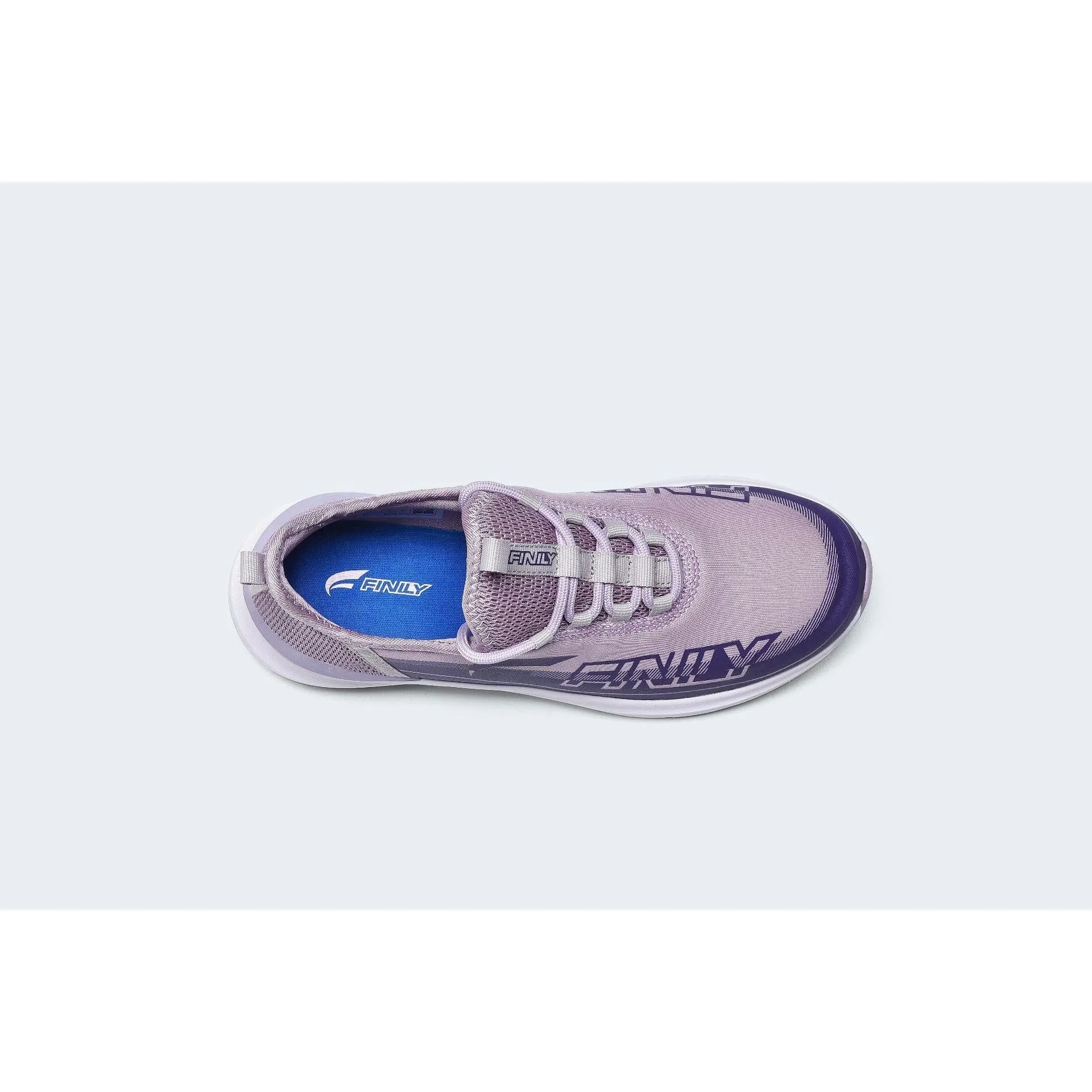 Finily Martina Womens Lace-up Trainer with Two-Tone Outsole - Grey