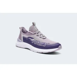 Finily Martina Womens Lace-up Trainer with Two-Tone Outsole - Grey