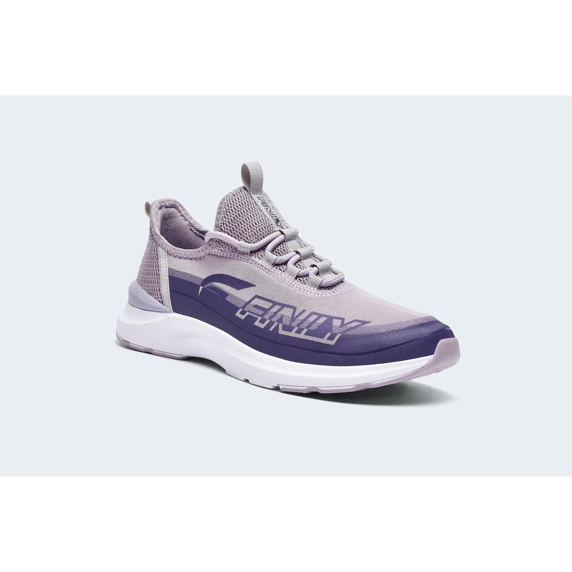 Finily Martina Womens Lace-up Trainer with Two-Tone Outsole - Grey