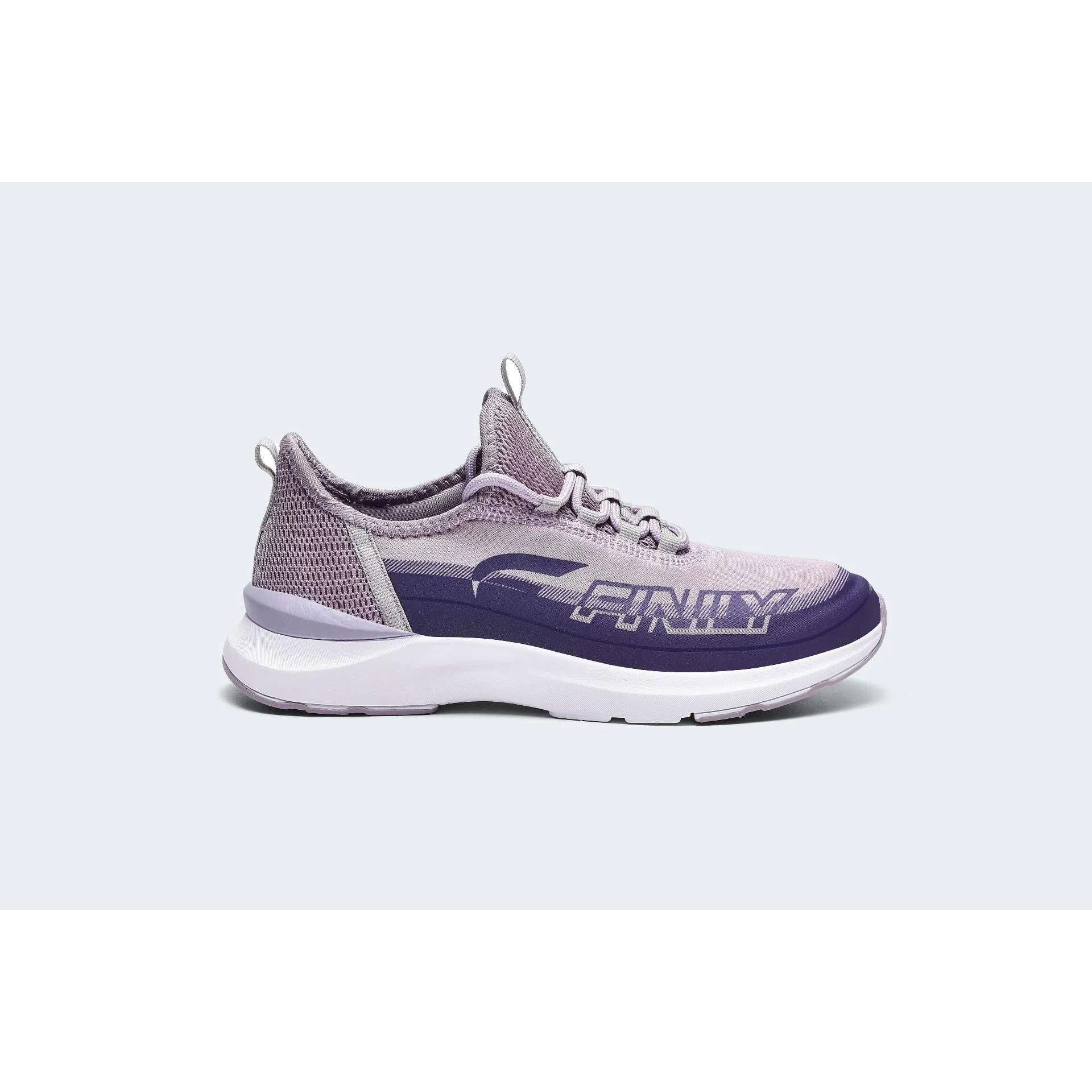 Finily Martina Womens Lace-up Trainer with Two-Tone Outsole - Grey