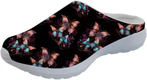 Forchrinse Native Indian Aztec Hippie Mandala Men’s Walking Mule Sneakers Women’s Slip on Garden Clog Open Back Slippers Home Nursing Shoes
