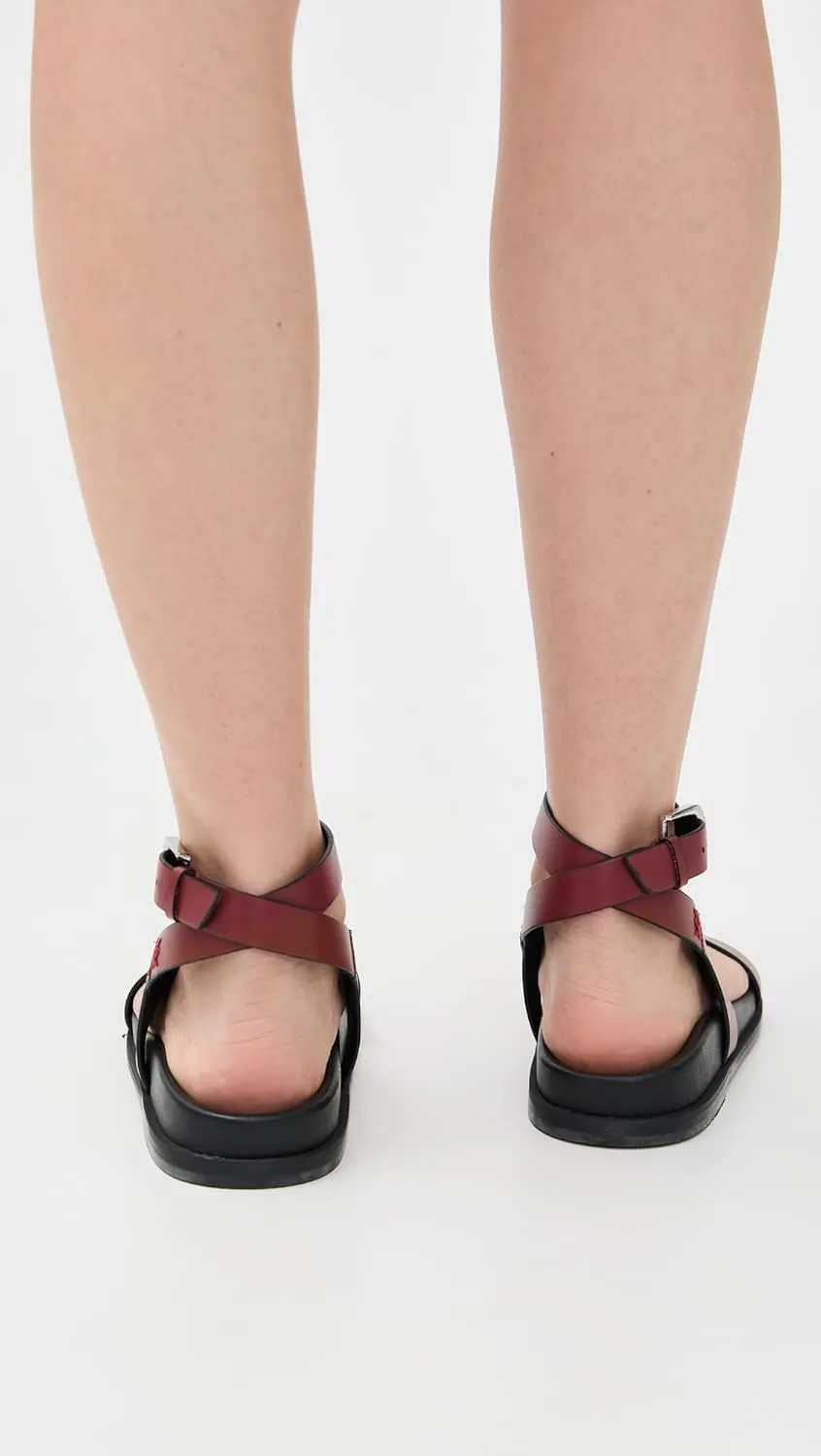 Free People Women's Anya Crisscross Footbed Sandals