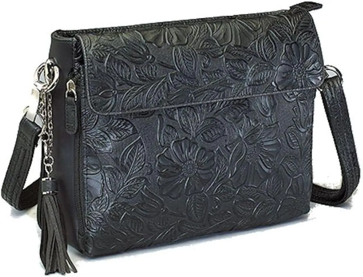 Gun Toten Mamas Tooled Cowhide Handbag