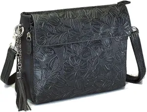 Gun Toten Mamas Tooled Cowhide Handbag