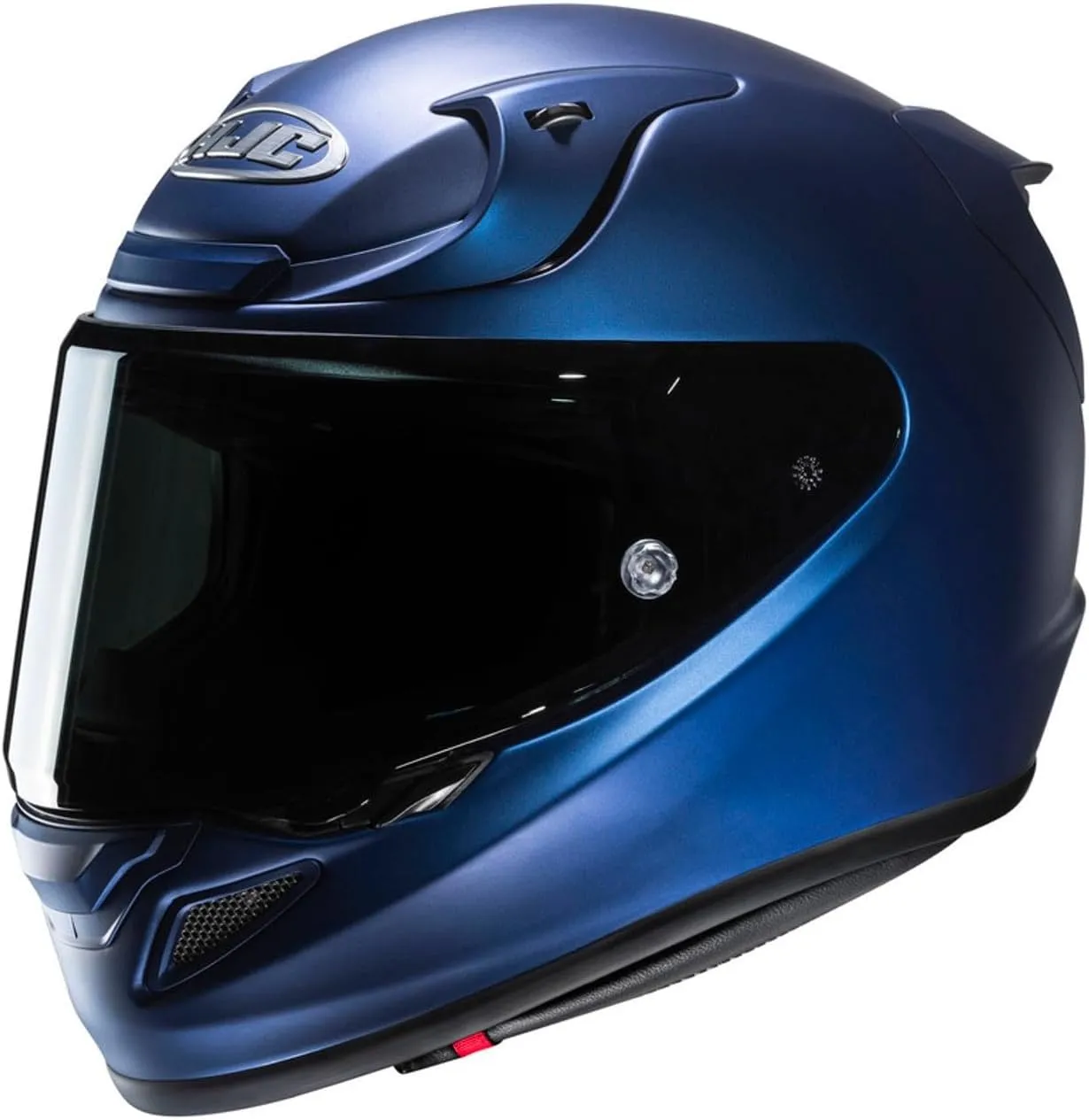 HJC RPHA 12 Solid Natural Motorcycle Helmet, DOT Approved (Semi Flat Metallic Blue, XX-Large)