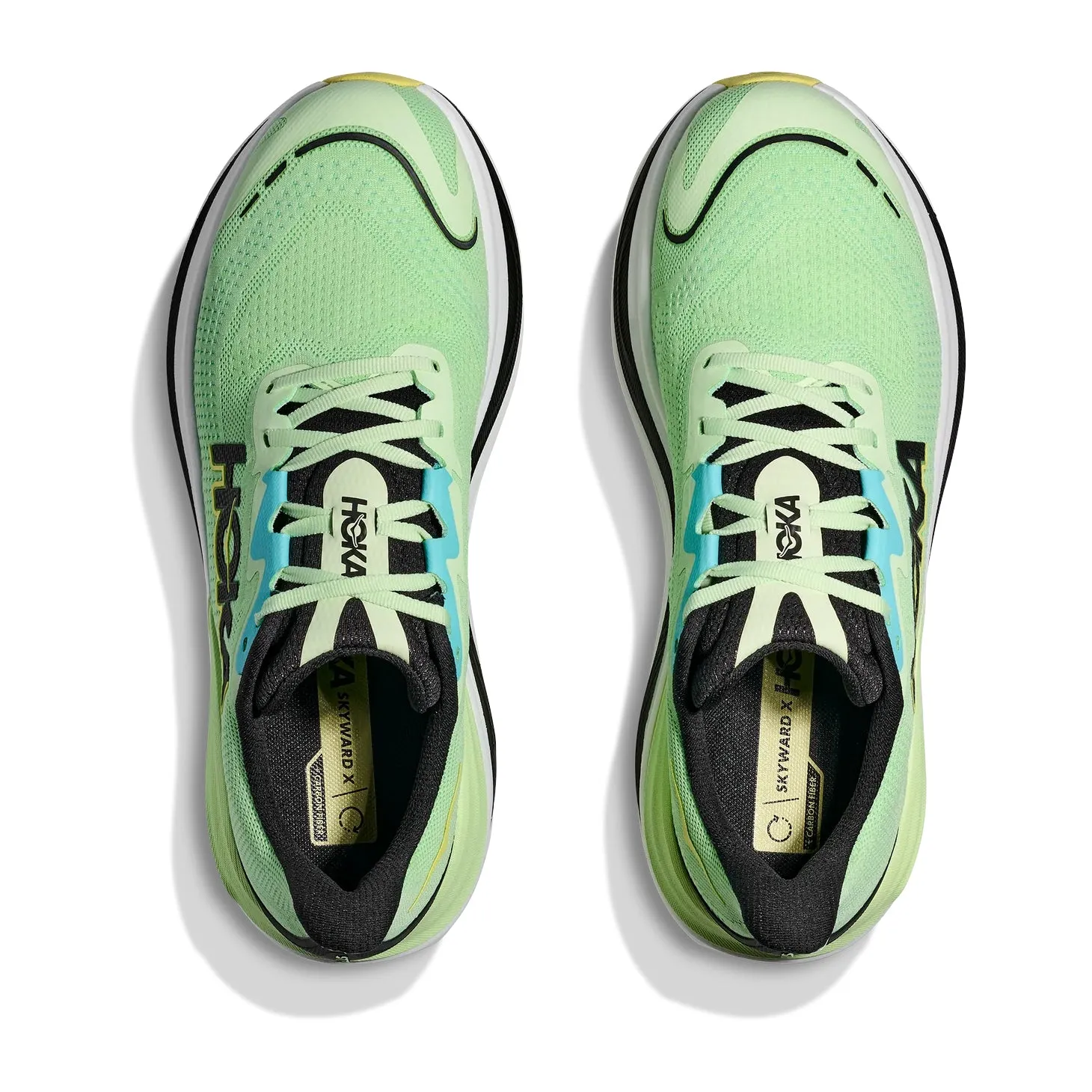Hoka Men's Skyward X Running Shoes Luna Moth / Black