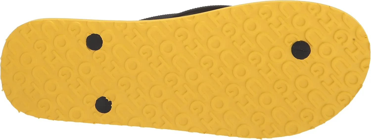 HUGO Men's Bold Logo Flip Flops