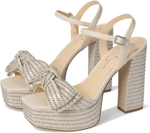 Jessica Simpson Women's Lollien Bow Platform Sandals Heeled