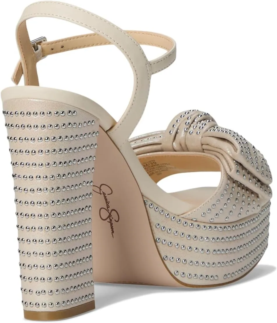 Jessica Simpson Women's Lollien Bow Platform Sandals Heeled