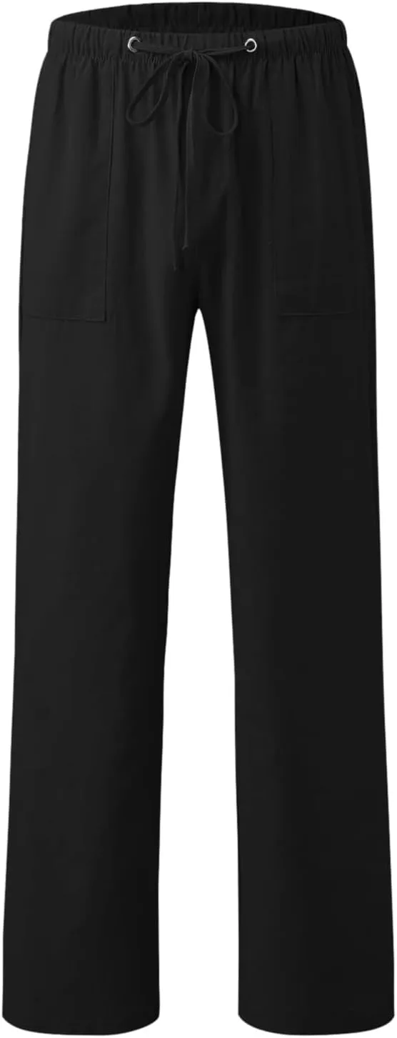Joggers for Men Slim-Fit Joggers Sweatpant Training Sports Pull On Pant Comfort Soft Jogging Bottoms