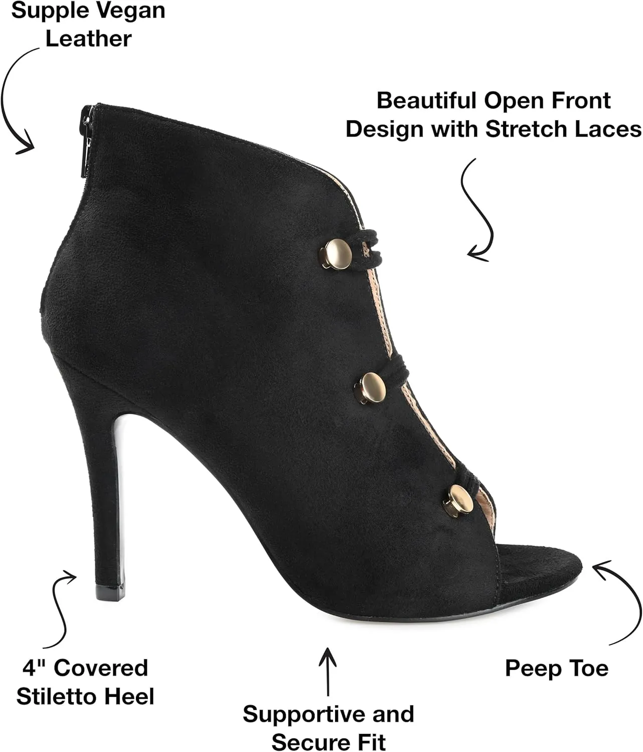 Journee Collection Women's Brecklin Bootie Ankle Boot