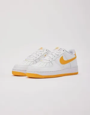 Kids Nike Air Force 1 Low GS University Gold White FV5948-109 Shoe Trainer