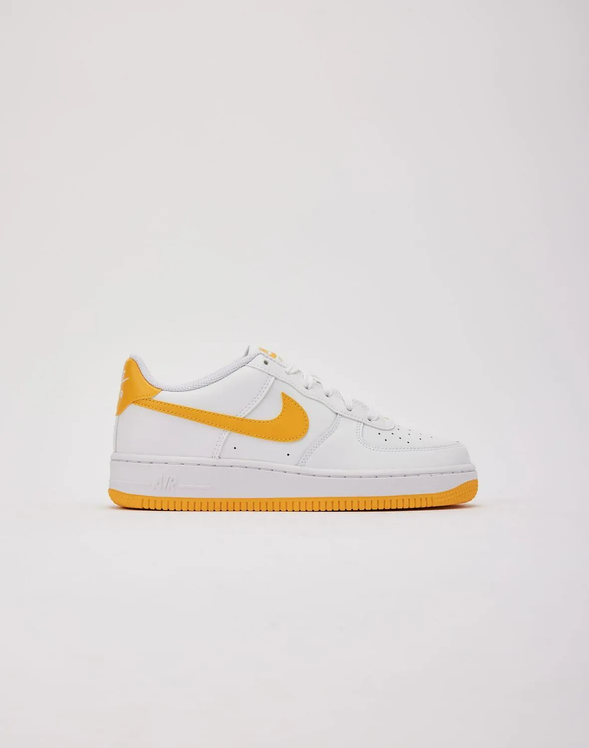 Kids Nike Air Force 1 Low GS University Gold White FV5948-109 Shoe Trainer