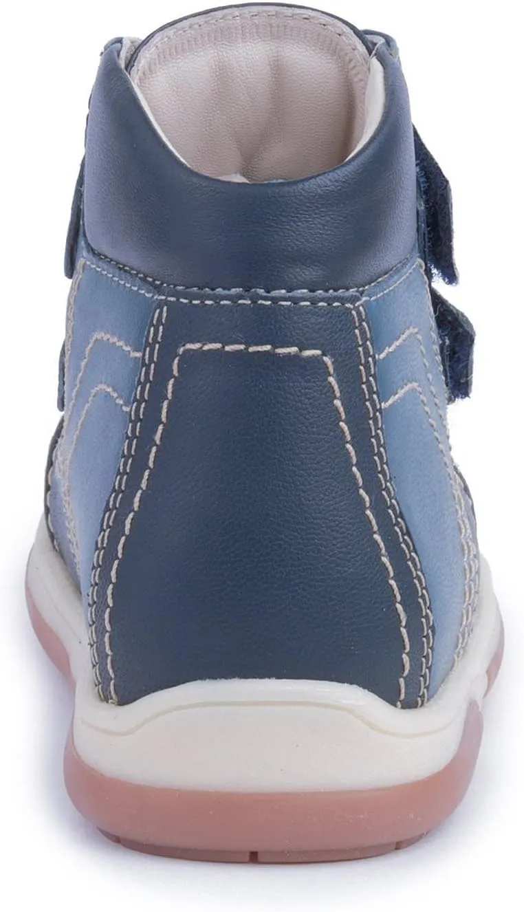 Kids Orthopedic Corrective High-Top Ankle Support AFO Brace-Like Shoes for Arch Supports to Treat and Prevent Tip Toe Walking Flat Feet in Toddler Boys