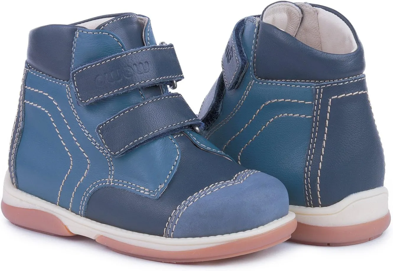 Kids Orthopedic Corrective High-Top Ankle Support AFO Brace-Like Shoes for Arch Supports to Treat and Prevent Tip Toe Walking Flat Feet in Toddler Boys