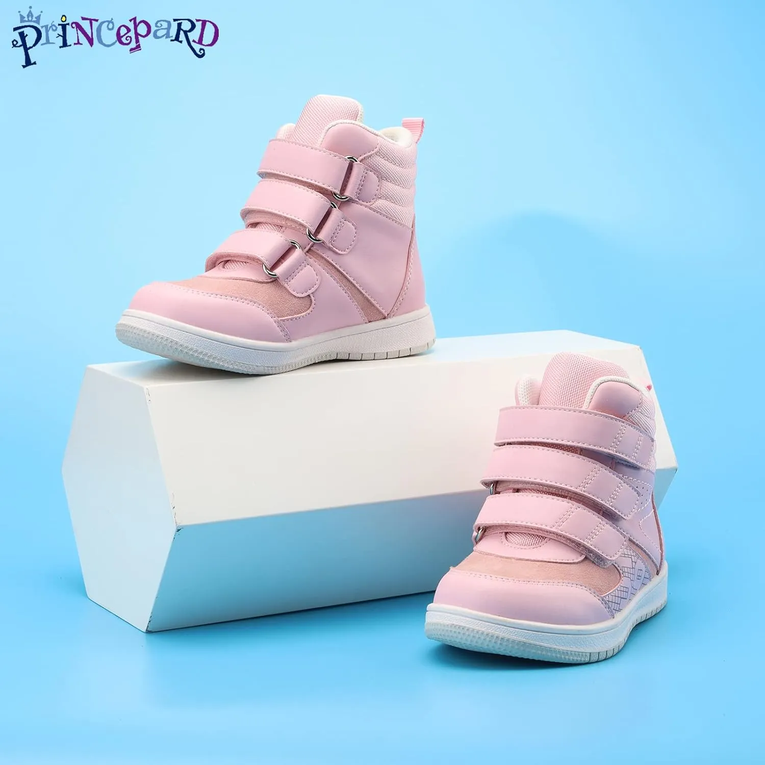 Kids Orthopedic Shoes,Toddlers Corrective High Top Boots with Arch and Ankle Support,Improve Children's Flat Feet and Valgus/varus